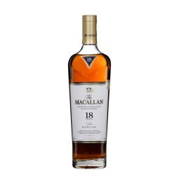 Le Macallan 18 ans Double Cask est un single malt d'Écosse qui témoigne de l'expertise inégalée de la distillerie