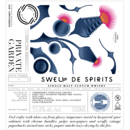 Swell des Spirits Private Garden Tobermory 1994 est un single malt exceptionnel de l'île de Mull en Écosse