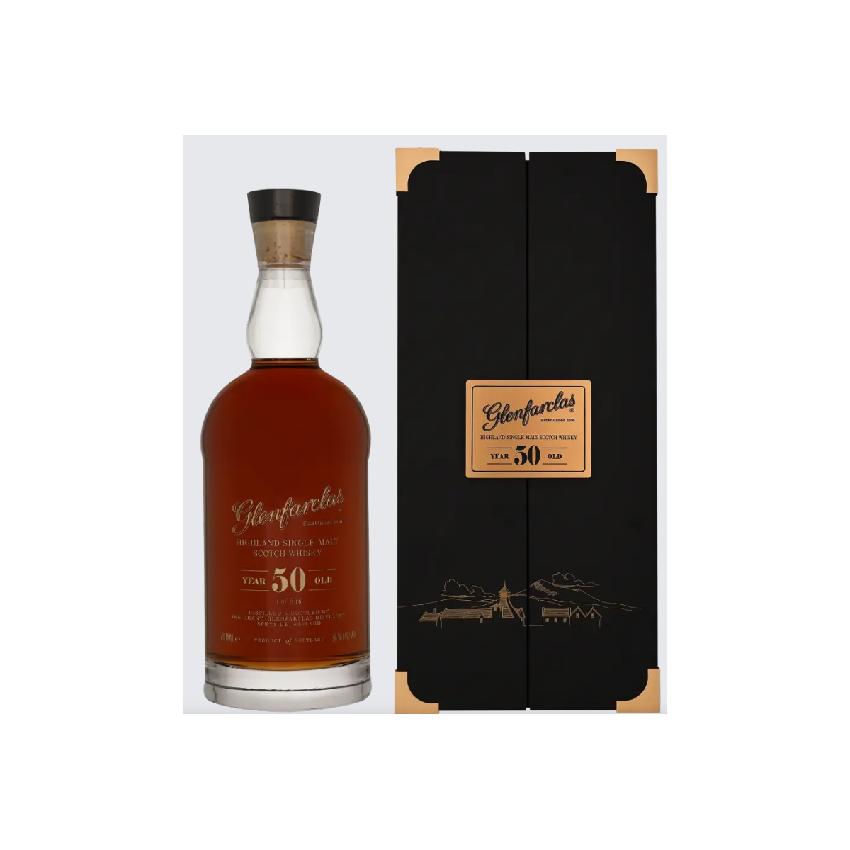 Le Glenfarclas 50 ans est une symphonie gustative qui raconte l'histoire d'un demi-siècle de maîtrise artisanale.