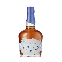 Bouteille de Dictador Libreto 1998 Sherry Cask, un rhum de qualité vieilli en fûts de sherry.